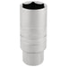 Draper 14mm Thread 6 Point Satin Chrome Spark Plug Socket, 3/8" Sq. Dr., 21mm Draper  - Dynamic Drive