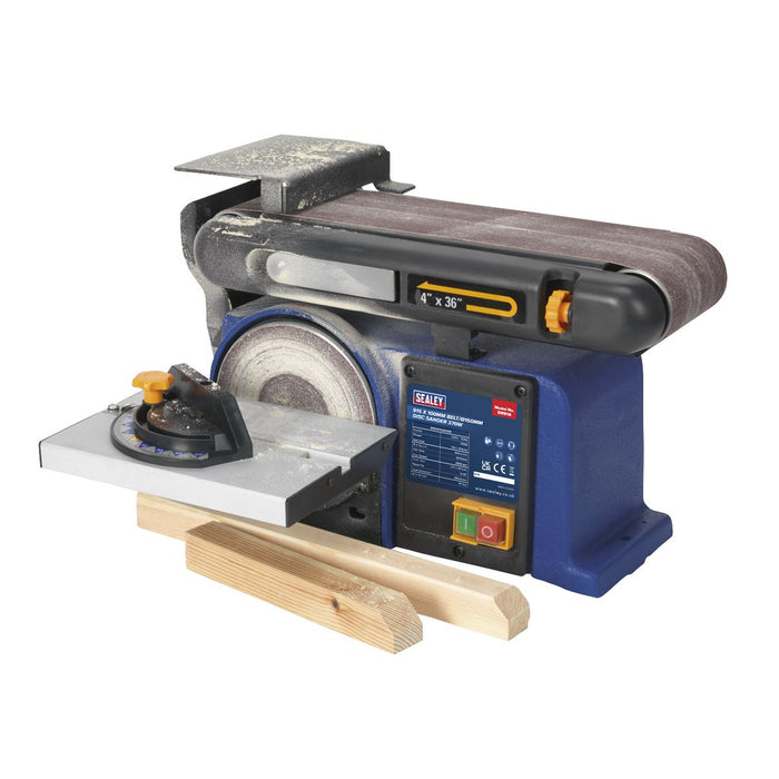 BELT/DISC SANDER 100 X 915MM/150 370W/230V Sealey  - Dynamic Drive