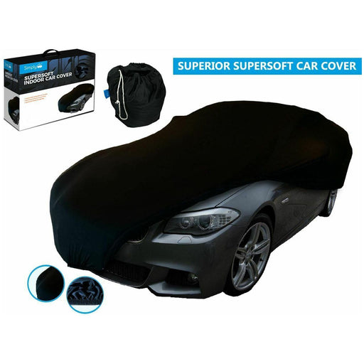 Universal Superior SuperSoft Fleece Full Indoor Breathable Car Cover Large Simply  - Dynamic Drive