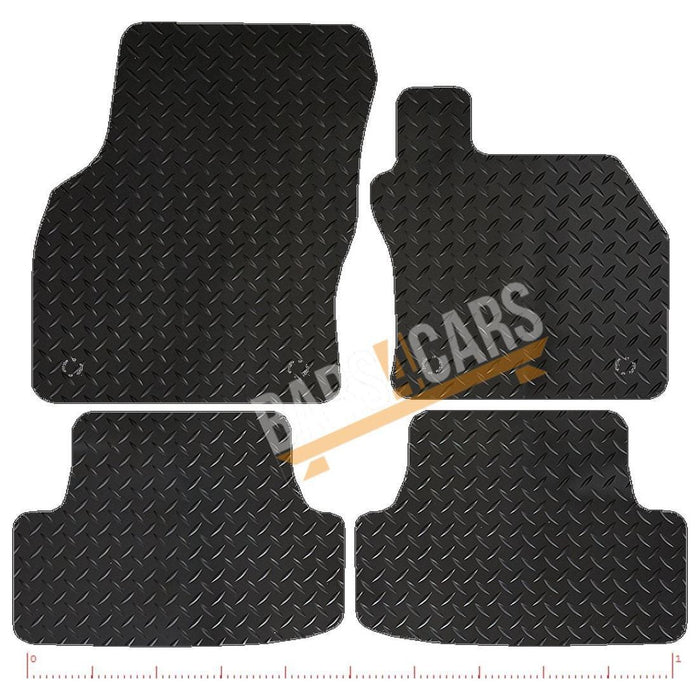 Blue TailoBlue Rubber Mats for Seat Le ON 13-> 2013 2014 2015 2016 2017 2018 UKB4C  - Dynamic Drive