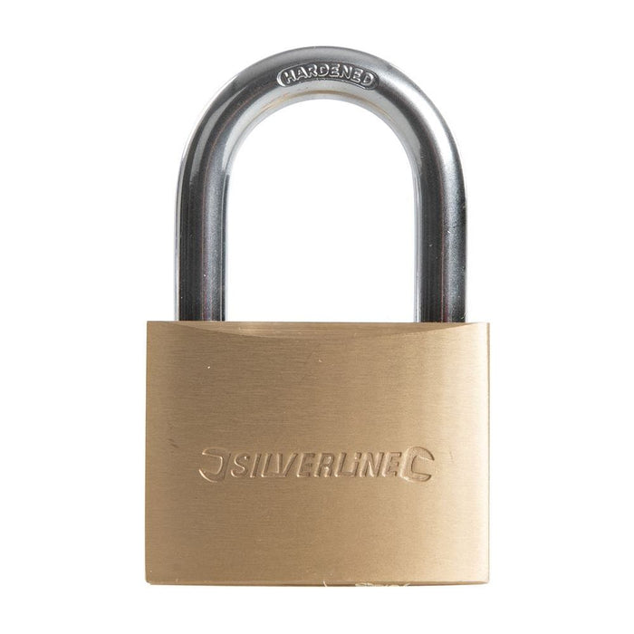 Silverline Brass Padlock 60mm