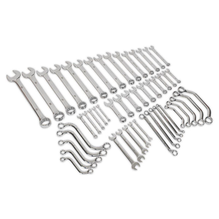 Sealey Multipurpose Spanner Set 50pc Metric S01084 Siegen by Sealey  - Dynamic Drive