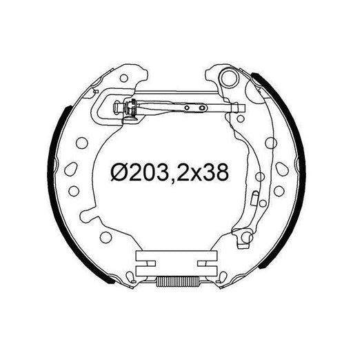 Valeo Drum Brake Fast Fit Kit 554988 Automotive Part fits Smart (Mcc) Valeo  - Dynamic Drive