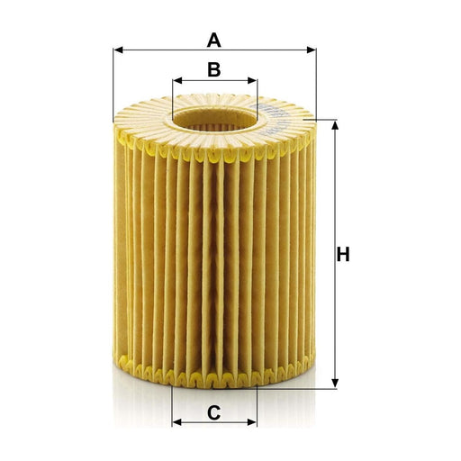 Genuine Mann Oil Filter for Lexus LS460 HU7009Z Mann & Hummel  - Dynamic Drive