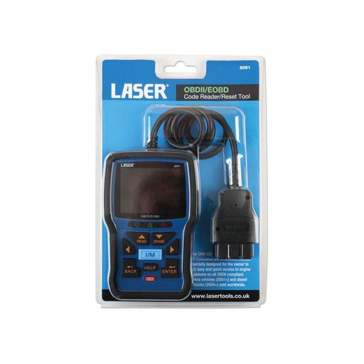 Laser OBDII/EOBD Code Reader & Reset Tool 5091 Laser Tools  - Dynamic Drive