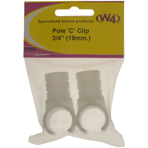 MDS1203 W4 Pole C clip 3/4in 19mm pack of 2 37666 W4  - Dynamic Drive