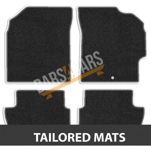 Tailored White Trim Carpet Mats Chevrolet Spark 10-13 + Clips 10 11 12 13 UKB4C  - Dynamic Drive