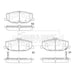 Genuine Borg & Beck Brake Pads fits Jimny A6G 1.5 Allgrip 0718 BBP2879 Borg & Beck  - Dynamic Drive