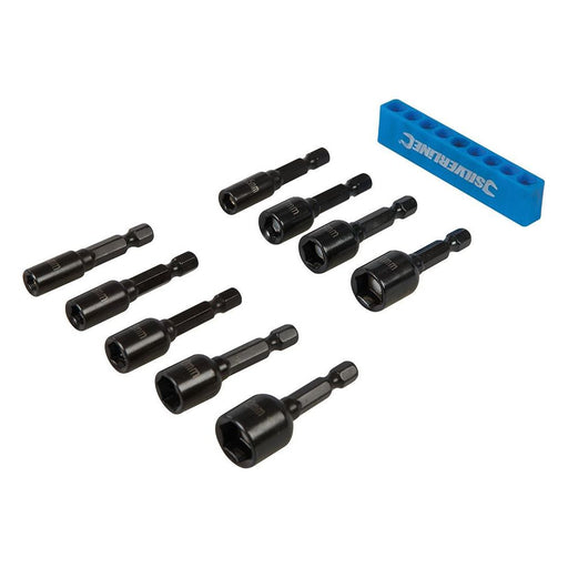 Silverline Magnetic Nut Driver Set 9pce 5 – 12mm Silverline  - Dynamic Drive