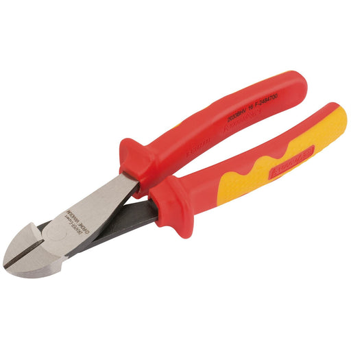 Draper VDE Approved Fully Insulated High Leverage Diagonal Side Cutter, 200mm Draper  - Dynamic Drive