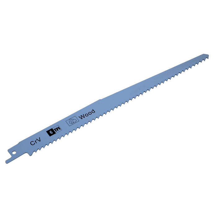 Sealey Reciprocating Saw Blade Clean Wood 230mm 6tpi Pack of 5 SRBS911D