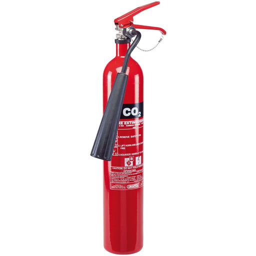 Draper Carbon DiOxide Fire Extinguisher, 2kg 21667 Draper  - Dynamic Drive