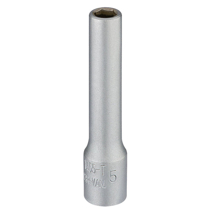 Draper Elora Deep Socket, 1/4" Sq. Dr., 5mm 58723