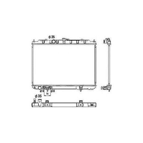 NRF Radiator 53453 NRF  - Dynamic Drive