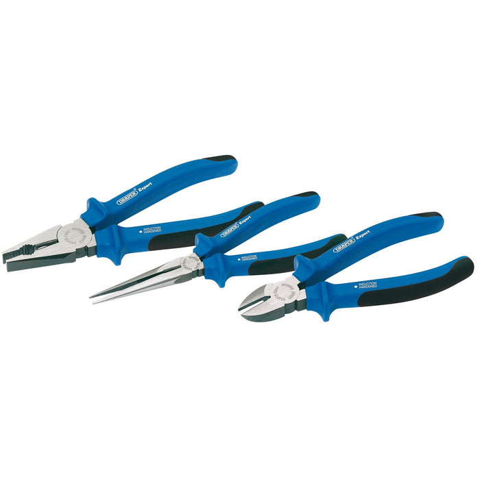 Draper Heavy Duty Soft Grip Pliers Set (3 Piece) 69289 Draper  - Dynamic Drive