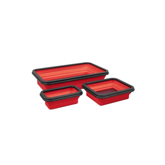 Sealey Parts Tray Collapsible Magnetic Set of 3 Tool Storage Sealey  - Dynamic Drive