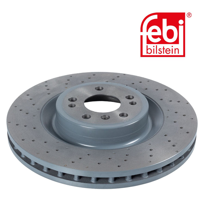 Genuine FEBI Front Brake Discs & Pads Set Perforated for Mercedes-Benz M-Class