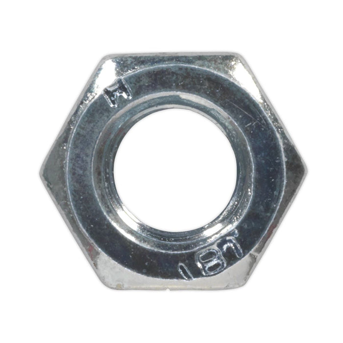 Sealey Steel Nut DIN 934 M6 Pack of 100 SN6