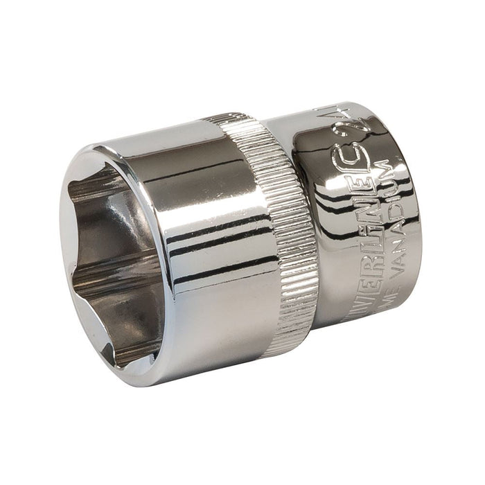 Silverline Socket 1/2" Drive 6pt Metric 24mm Silverline  - Dynamic Drive