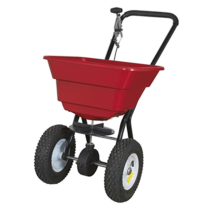 Broadcast Spreader 37Kg Walk Behind Sealey  - Dynamic Drive