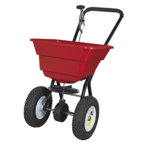 Sealey Broadcast Spreader 37kg Walk Behind SPB37W Sealey  - Dynamic Drive