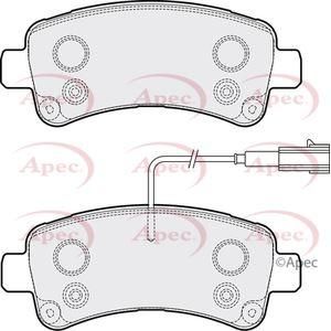 Apec Brake Pads Rear Fits Citroen Relay Fiat Ducato Peugeot Boxer