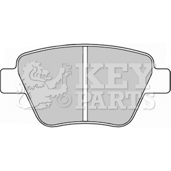 Genuine Key Parts KBP2242 Rear Brake Pads (Bosch)