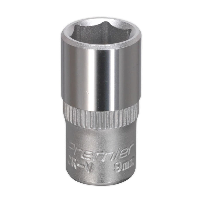 Sealey WallDrive Socket 9mm 1/4"Sq Drive S1409 Sealey  - Dynamic Drive