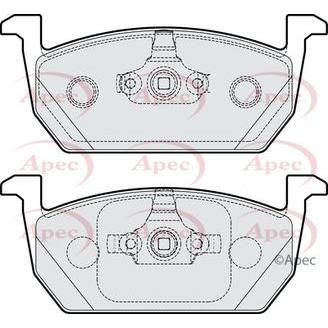 Apec Brake Pads Front Fits Audi A1 Sportback 25 Tfsi11/18 -;Seat Leon 1