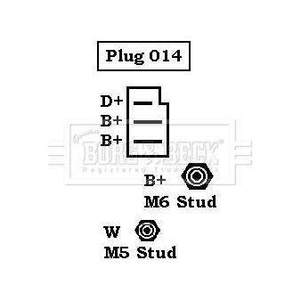 Genuine Borg & Beck Alternator fits LDV Rover 200 400 800 BBA2231