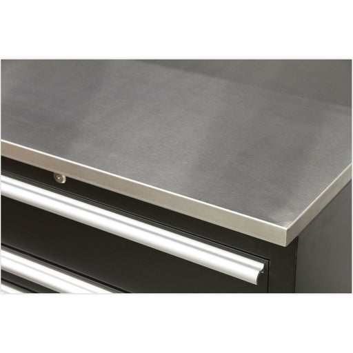 Sealey Stainless Steel Worktop 1550mm APMS09 Sealey  - Dynamic Drive