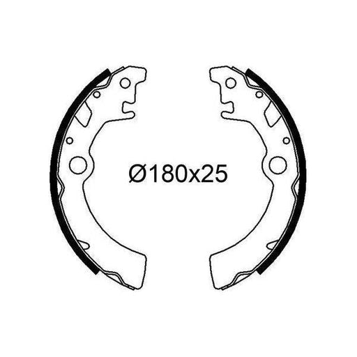 Valeo Drum Brake Shoes 564335 Automotive Part fits Suzuki Valeo  - Dynamic Drive