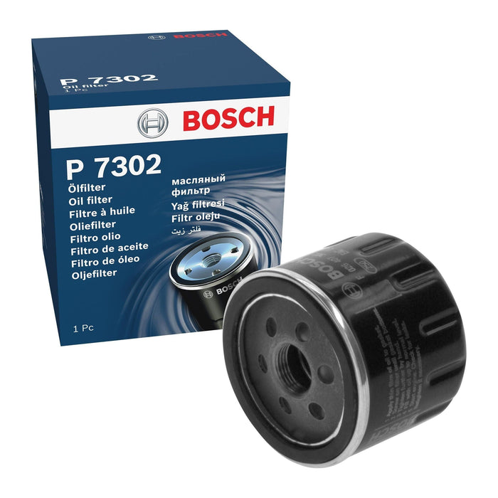 Genuine Bosch Car Oil Filter P7302 fits Fiat 500 X - 1.0 - 18- F026407302