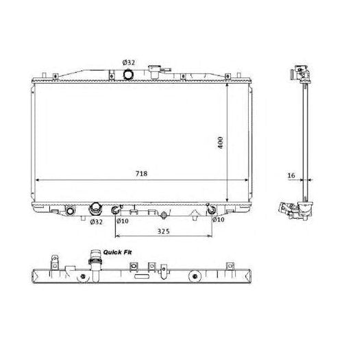 NRF Radiator 53393