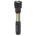 Sealey 3W Hand Torch & 3W COB LED Sliding Light Inspection Lamp + Magnet Sealey  - Dynamic Drive