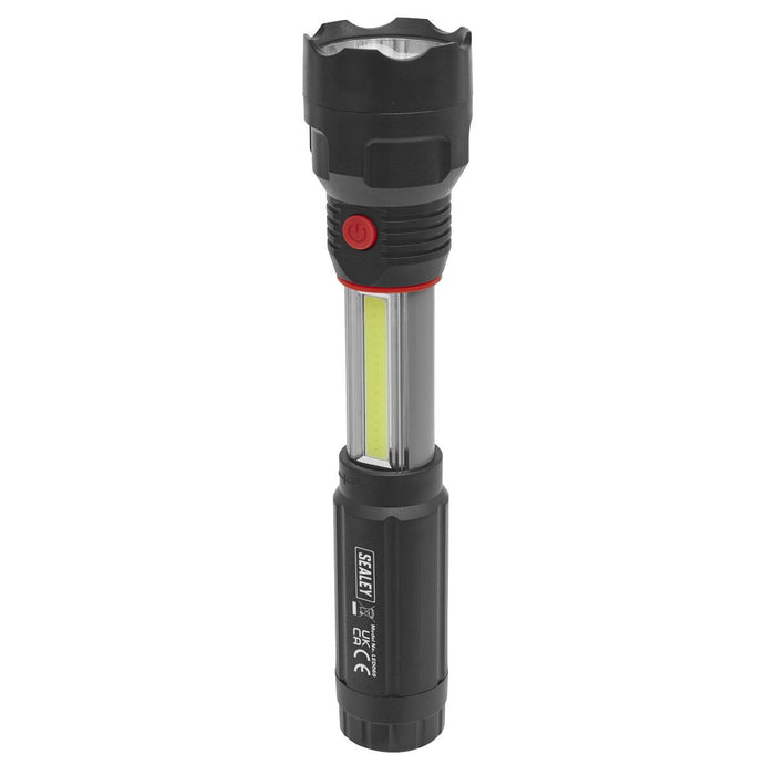 Sealey Torch/Inspection Light 3W COB & 3W LED 4 x AAA Cell LED069 Sealey  - Dynamic Drive