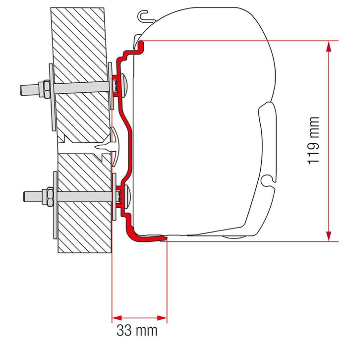 Fiamma Adapter Hymer 2016 400: Quality Gear for Your Dream Camper