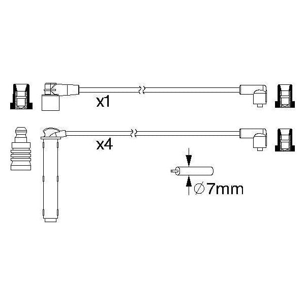 Genuine Bosch Ignition Lead B223 0986357223