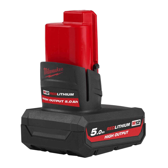 Milwaukee M12 5.0Ah Redlithium Ion High Outpu 4932480165 Milwaukee  - Dynamic Drive