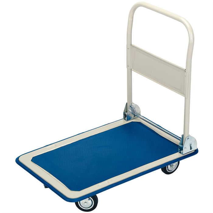 Draper Platform Trolley with Folding Handle, 630 x 480 x 850mm, 150kg 44005 Draper  - Dynamic Drive