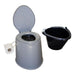 Leisurewize Camping Toilet Lightweight and Portable with Festivals Outdoor Caravan - 5L Leisurewize  - Dynamic Drive