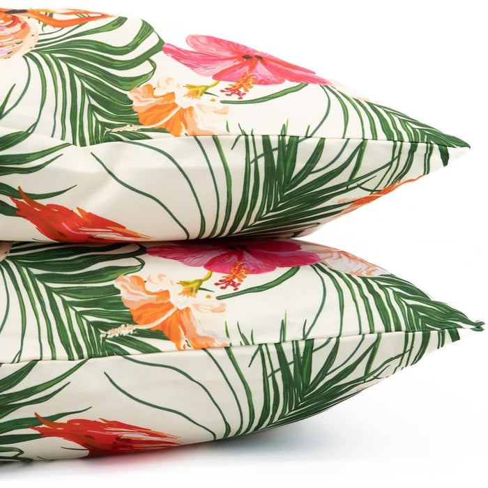 Garden Flamingo Print Scatter Cushion Pair Gardenwize  - Dynamic Drive