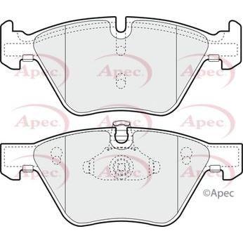 Apec Brake Pads Front Fits BMW 3 Series 5 X1 Z4