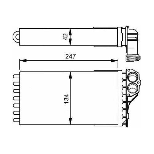 NRF Heater Radiator 53557