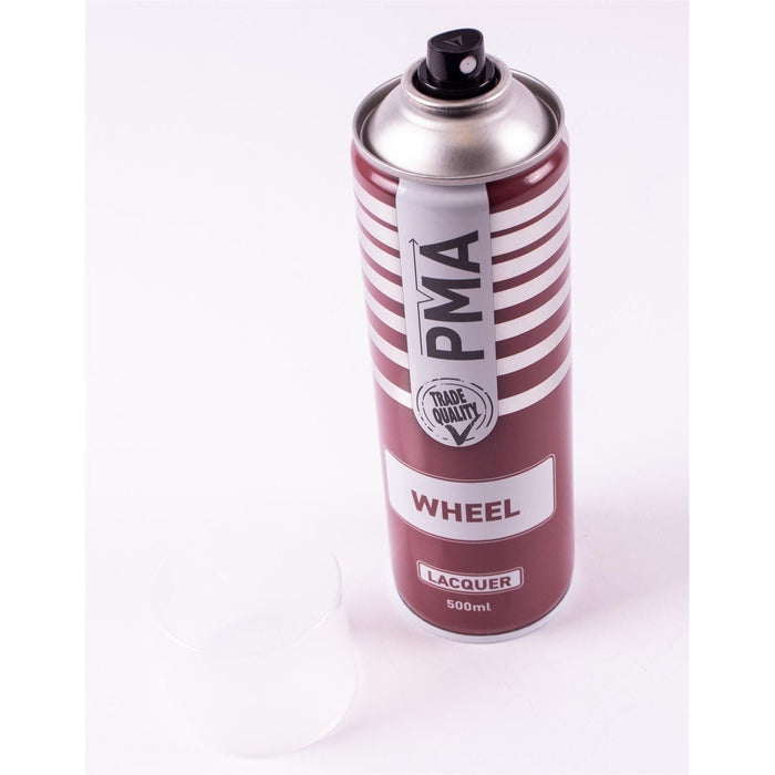 2 X PMA Wheel Lacquer Clear Paint Spray 500ml Laquer Bodyshop Repair