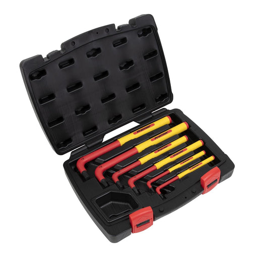 Sealey Hex Key Set 6pc Extra-Long VDE AK7177 Sealey  - Dynamic Drive