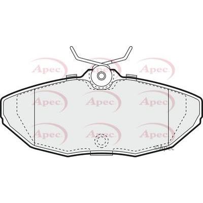 Apec Brake Pads Rear Fits Jaguar/Daimler S Type Apec  - Dynamic Drive