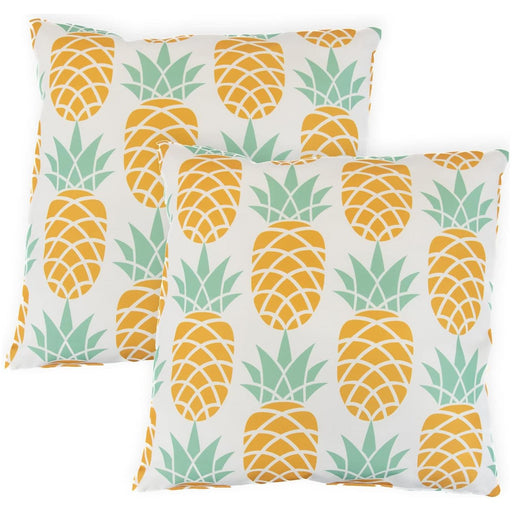 Garden Chair Pineapple Print Scatter Cushion Pair Gardenwize  - Dynamic Drive