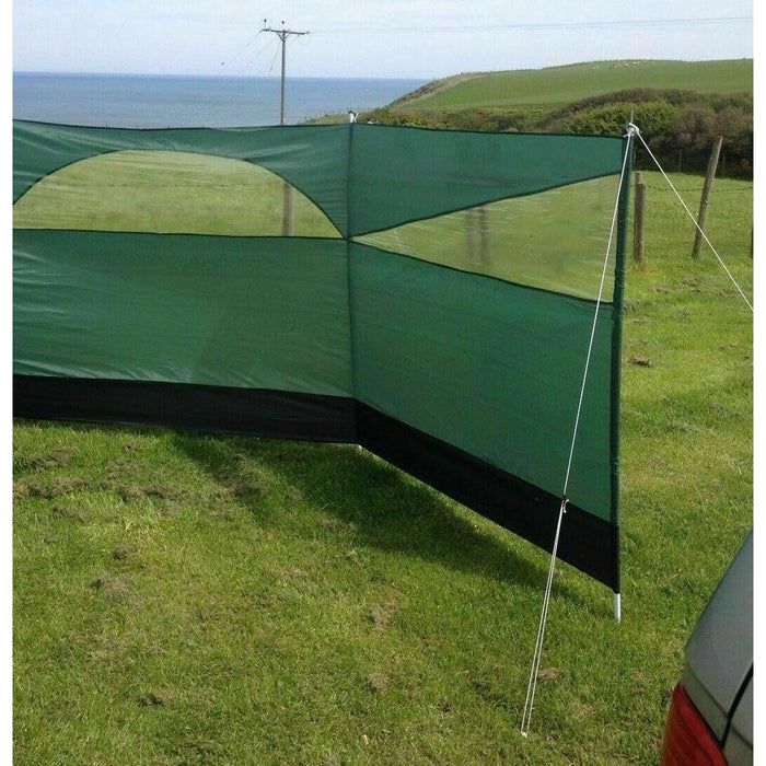 5 Panel Wind Break Screen Windbreaker 8.35m x 150cm Green Summit  - Dynamic Drive