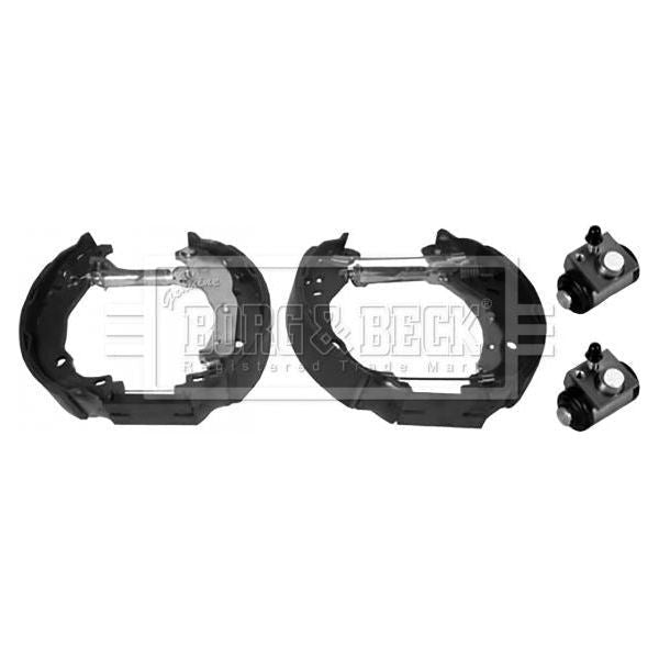 Genuine Borg & Beck Brake Shoe Kit fits Peugeot 208 0312 BBS1160K